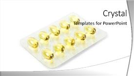  Presentation with liver - Presentation having fatty liver - yellow pill background and a  colored foreground