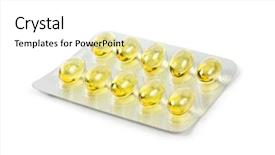  Presentation with liver - Slide deck featuring fatty liver - yellow pill background and a  colored foreground