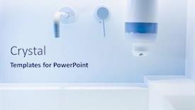  Presentation with soap - Cool new presentation with faucet-and-soap-dispencer backdrop and a sky blue colored foreground