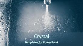  Presentation with water faucet - Amazing theme having faucet and wash sink backdrop and a ocean colored foreground