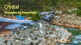  Presentation with canada - Beautiful slide set featuring fault tree - beautiful mountain river in canada backdrop and a  colored foreground