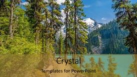  Presentation with mountain view california - PPT theme enhanced with fault tree - beautiful mountain trail view background and a gold colored foreground