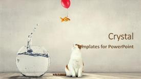  Presentation with favorite food - Audience pleasing presentation theme consisting of favorite food - funny lovely animals mixed media backdrop and a lemonade colored foreground