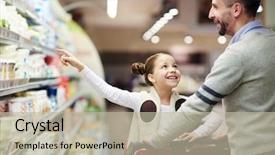  Presentation with take - Amazing presentation design having favorites - girl pleading father to take backdrop and a mint green colored foreground