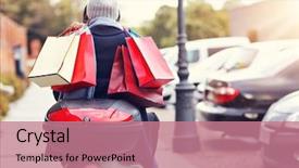  Presentation with paper bag vs plastic bags - Beautiful slides featuring fazl motor - portrait of happy couple backdrop and a coral colored foreground