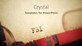 Presentation with fbi - Presentation having fbi-word-written background and a lemonade colored foreground