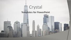  Presentation with world trade center - Theme enhanced with fdny-343-passes-the-freedom background and a white colored foreground