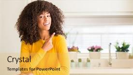  Presentation with elementary school african american female career - Slides featuring fe love esperanza - african american woman wearing yellow background and a yellow colored foreground