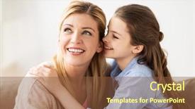  Presentation with trust - Amazing PPT layouts having fe love esperanza - people trust and family concept backdrop and a tawny brown colored foreground