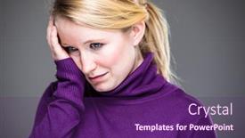  Presentation with uncertainty - Audience pleasing slide deck consisting of fear-anxiety-regret-uncertainty backdrop and a violet colored foreground