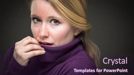  Presentation with uncertainty - Colorful PPT theme enhanced with fear-anxiety-regret-uncertainty backdrop and a wine colored foreground