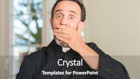  Presentation with mouth - Audience pleasing presentation design consisting of fear scared in silence backdrop and a dark gray colored foreground