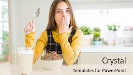  Presentation with chocolate milk - Cool new presentation theme with fear scared in silence backdrop and a coral colored foreground