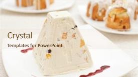  Presentation with feast - Slides with tour text with globe elements background and a white colored foreground