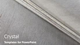  Presentation with feather - PPT theme featuring feather-of-a-bird-closeup background and a gray colored foreground