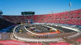  Presentation with memorial light - Slide deck consisting of february-06-2022-los-angeles background and a coral colored foreground