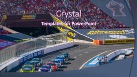  Presentation with memorial light - Theme with february-06-2022-los-angeles background and a tawny brown colored foreground