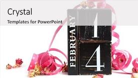  Presentation with february - Amazing PPT layouts having february 14th the valentine s backdrop and a white colored foreground