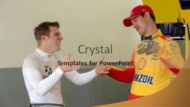  Presentation with florida beach - PPT layouts having february-15-2019-daytona-beach background and a coral colored foreground