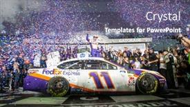  Presentation with florida beach - Beautiful PPT layouts featuring february-17-2019-daytona-beach backdrop and a violet colored foreground