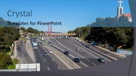  Presentation with 2022 - PPT theme with february-19-2022-lisbon-portugal background and a light blue colored foreground