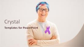  Presentation with world cancer day - Slide set enhanced with february-4-world-cancer-day background and a lemonade colored foreground