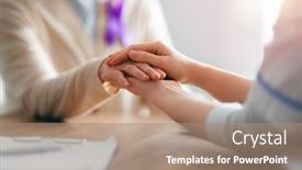  Presentation with world cancer day - PPT theme consisting of february-4-world-cancer-day background and a coral colored foreground