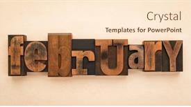  Presentation with february - Audience pleasing slide deck consisting of february-name-of-the-month backdrop and a lemonade colored foreground
