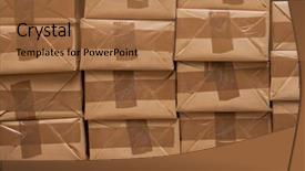  Presentation with shipping - Slides with  background and a  colored foreground