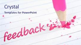  Presentation with hard work pencil - Colorful PPT layouts enhanced with girl doing a yoga posture backdrop and a light gray colored foreground