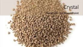  Presentation with risk top view - Slides having feeding - top view of compound feed background and a coral colored foreground