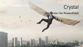  Presentation with free - Audience pleasing PPT layouts consisting of feeling free and happy backdrop and a lemonade colored foreground