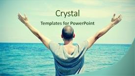  Presentation with young - Presentation design having feeling free with a slight background and a  colored foreground