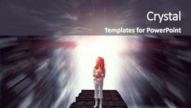  Presentation with lost - Theme featuring feeling lost and lonely mixed background and a  colored foreground