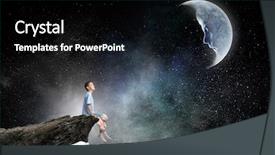  Presentation with lost - Presentation theme having feeling lost and lonely mixed background and a black colored foreground