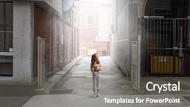  Presentation with lonely - PPT layouts enhanced with feeling lost and lonely mixed background and a  colored foreground