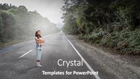  Presentation with lost - Amazing presentation design having feeling-lost-and-lonely-mixed backdrop and a gray colored foreground