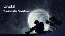  Presentation with unity - Beautiful PPT theme featuring feeling of unity with nature backdrop and a wine colored foreground