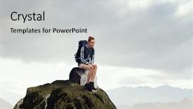  Presentation with unity - Beautiful PPT layouts featuring feeling of unity with nature backdrop and a light gray colored foreground