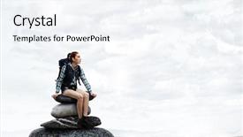  Presentation with unity - Presentation consisting of feeling of unity with nature background and a sky blue colored foreground