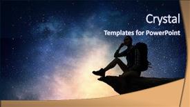  Presentation with unity - Slides enhanced with feeling of unity with nature background and a navy blue colored foreground