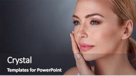  Presentation with middle ages - PPT layouts consisting of feelings - beautiful middle aged female touching background and a dark gray colored foreground