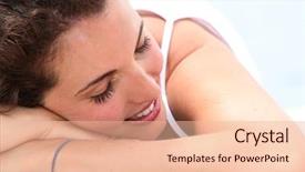  Presentation with sensuality woman black angel relaxing - Slide deck having feelings free - young woman relaxing background and a lemonade colored foreground