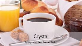  Presentation with coffee cup diary - Audience pleasing presentation theme consisting of day at jacques-cartier bridge backdrop and a  colored foreground.