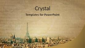  Presentation with eiffel tower paris france - Amazing presentation theme having feer - eiffel tower nickname la dame backdrop and a coral colored foreground