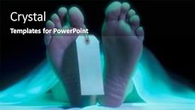  Presentation with feet - Slides enhanced with feet-of-a-dead-corpse background and a black colored foreground