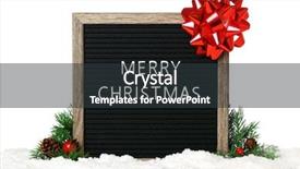  Presentation with merry christmas - Colorful PPT theme enhanced with felt board decorated with christmas backdrop and a  colored foreground