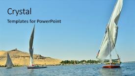  Presentation with nile egypt - Cool new PPT theme with feluccas on nile river egypt backdrop and a  colored foreground