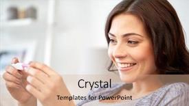  Presentation with fertility - Slide deck featuring fem - pregnancy fertility maternity and people background and a coral colored foreground