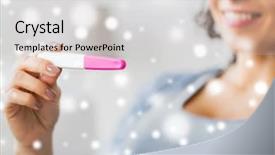  Presentation with fertility - Slides having fem - pregnancy fertility maternity and people background and a light gray colored foreground